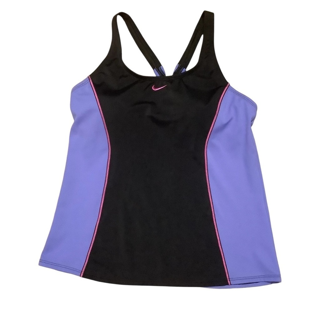 NIKE COLOUR SURGE POWERBACK TANKINI TOP/ Size L - Picture 8 of 12
